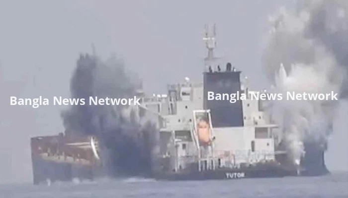 ইসরায়েল-আমেরিকা-ব্রিটেনের চার জাহাজে হামলার দাবি হুথির