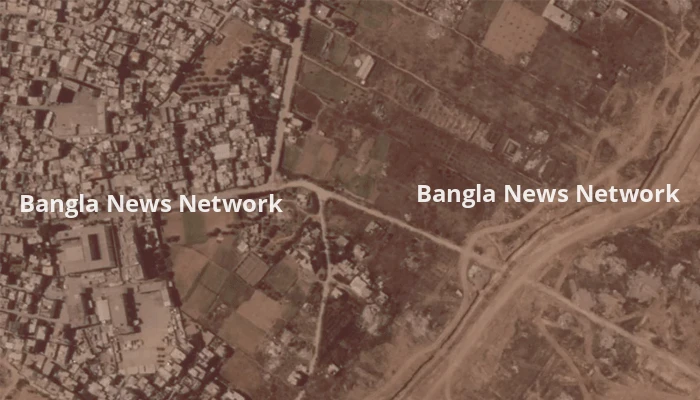 গাজার বুক চিরে ইসরায়েলের বিশাল মাটির প্রাচীর নির্মাণ