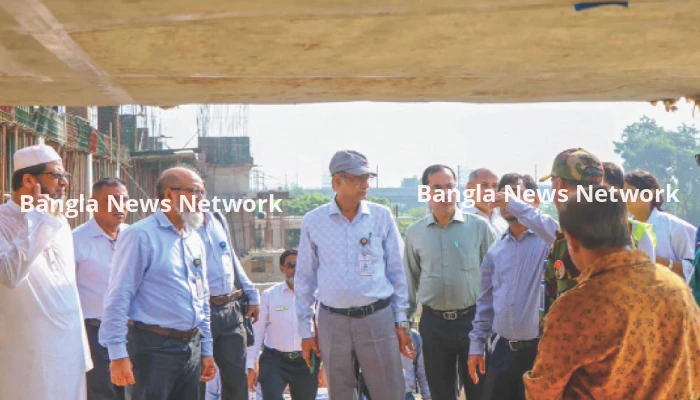 ঝিলমিল আবাসিক এলাকা পরিদর্শনে রাজউক চেয়ারম্যান