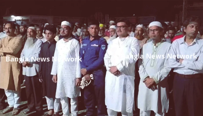 হাতকড়া পরে ভাইয়ের জানাজায় যুবলীগ নেতা সরফরাজ