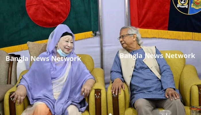প্রধান উপদেষ্টার সঙ্গে খালেদা জিয়ার একান্ত বৈঠক