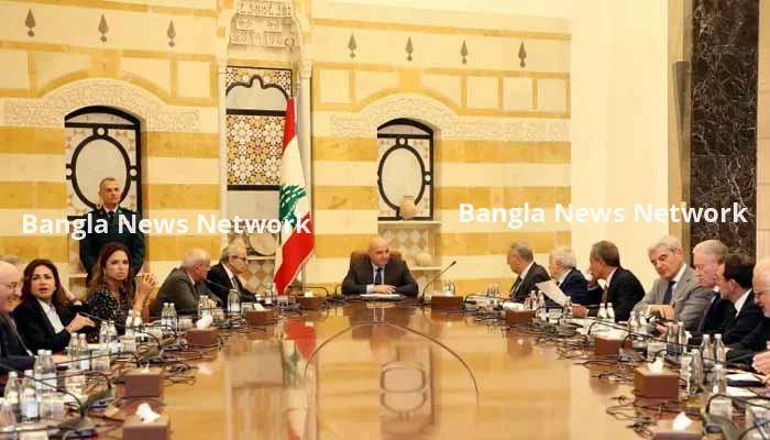 হিজবুল্লাহর বিরোধিতা সত্ত্বেও যুক্তরাষ্ট্রের নিরস্ত্রীকরণ প্রস্তাবের পক্ষে লেবাননের মন্ত্রিসভা