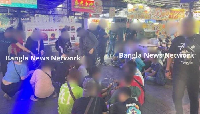 মালয়েশিয়ায় বাংলাদেশিসহ ৫৮ অভিবাসীকে আটক