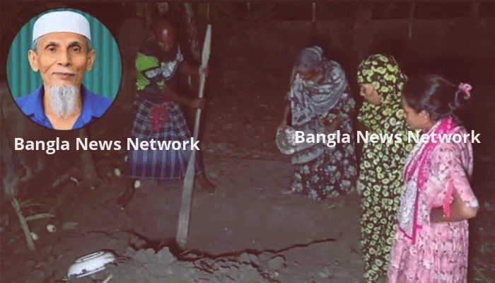 পুলিশি নিরাপত্তায় সাঈদীর মামলার বাদী মানিকের লাশ দাফন