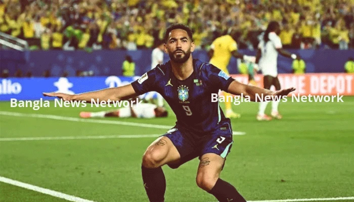 ম্যাথউস কুনহার গোলে অবশেষে লিড পেলো ব্রাজিল