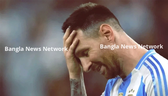 পেনাল্টি থেকে গোল করতে পারলেন না মেসি