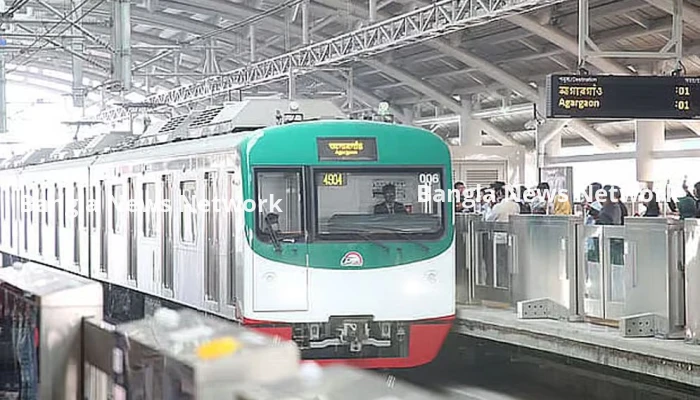 ১৬ ডিসেম্বর ৪০ মিনিট বন্ধ থাকবে মেট্রোরেল