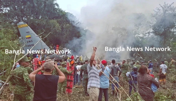 কলম্বিয়ায় ১২১ সেনা নিয়ে সামরিক বিমান বিধ্বস্ত, নিহত ৩৩