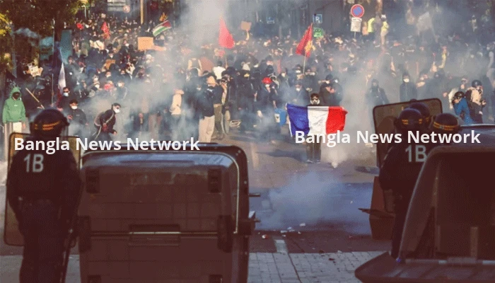ফ্রান্সে কড়া নিরাপত্তার মধ্যে লাখো মানুষের বিক্ষোভ, গ্রেপ্তার প্রায় ১০০০