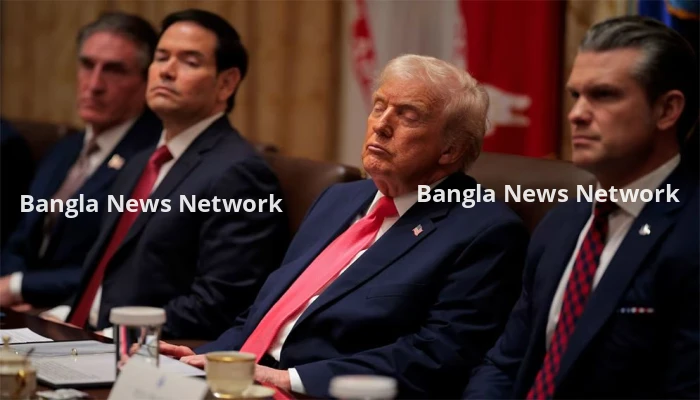 বাইডেনকে 'স্লিপি জো' বলে উপহাস, নিজেই বৈঠকে ঘুমিয়ে পড়লেন ট্রাম্প