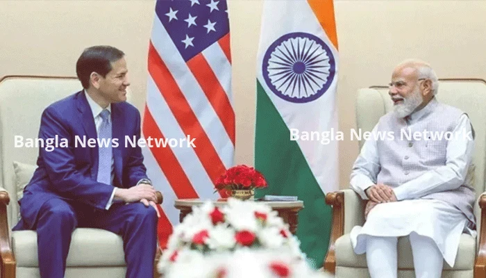 মোদি-রুবিওর বৈঠক: হোয়াইট হাউস সফরের আমন্ত্রণ