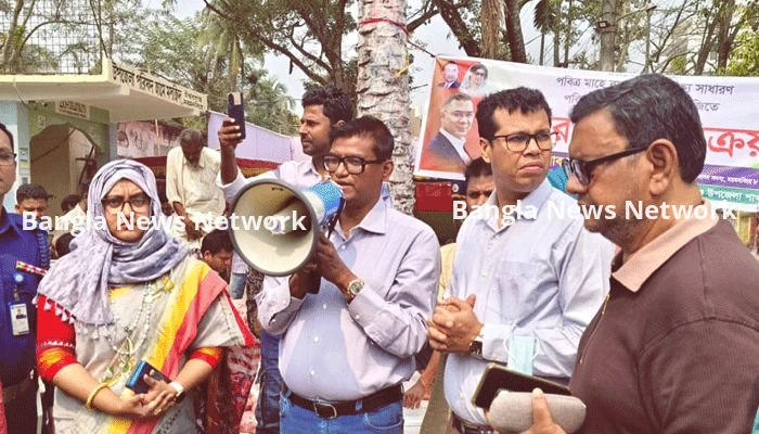 সুলভ মূল্যে গরুর মাংস বিক্রয় কার্যক্রম উদ্বোধন এমপি মাজেদ বাবুর