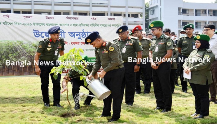আনসার-ভিডিপির বৃক্ষরোপণ অভিযানের উদ্বোধন
