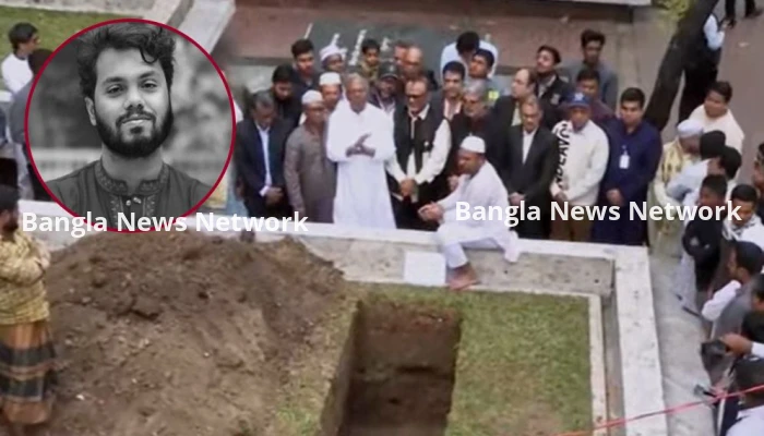 নিজ বিশ্ববিদ্যালয় প্রাঙ্গণে ওসমান হাদির মরদেহ, দাফনের অপেক্ষা