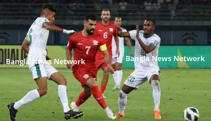 বাংলাদেশের বিপক্ষে ফিরতি লেগ খেলতে ঢাকায় ফিলিস্তিন