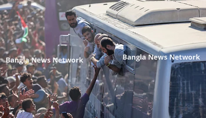 মুক্তি পেলেন ফিলিস্তিনি ও ইসরায়েলি বন্দিরা