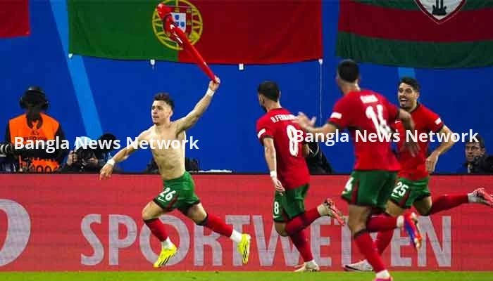 শেষ মুহূর্তের গোলে পর্তুগালের নাটকীয় জয়
