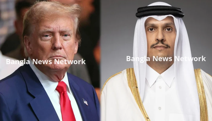 ট্রাম্পের সঙ্গে কাতারের প্রধানমন্ত্রীর সাক্ষাৎ