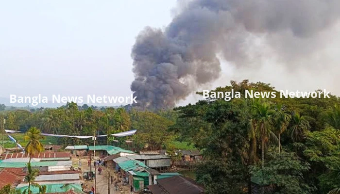 রাখাইনে থামছে না বিস্ফোরণ, কেঁপে উঠছে টেকনাফ