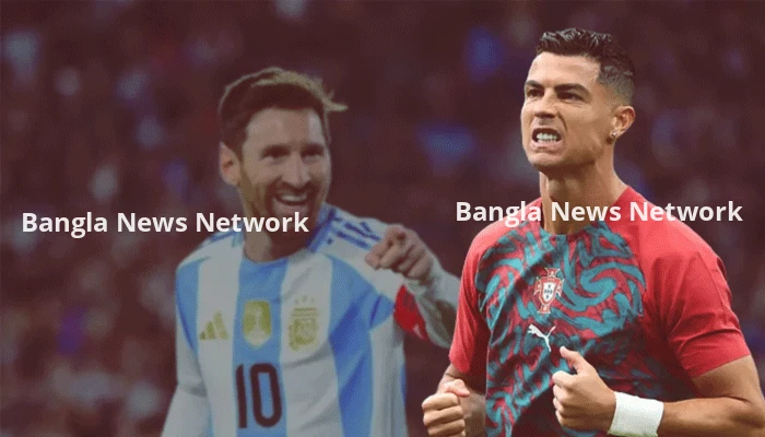 মেসিকে নিয়ে প্রশ্নে বিরক্তি রোনালদোর