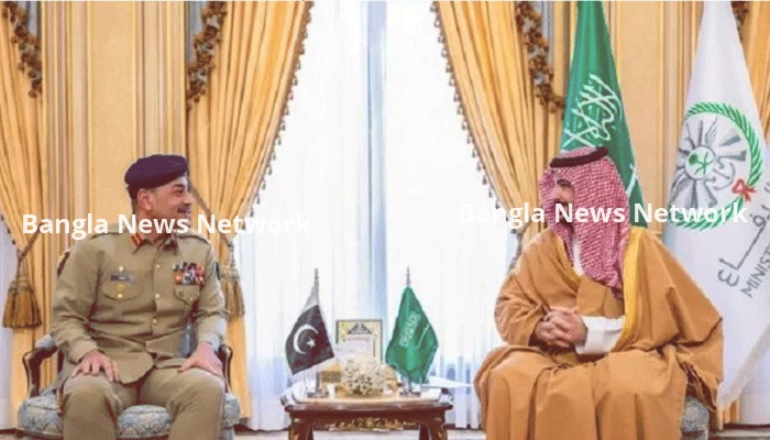 সৌদি প্রতিরক্ষামন্ত্রী ও পাকিস্তান সেনাপ্রধানের জরুরি বৈঠক