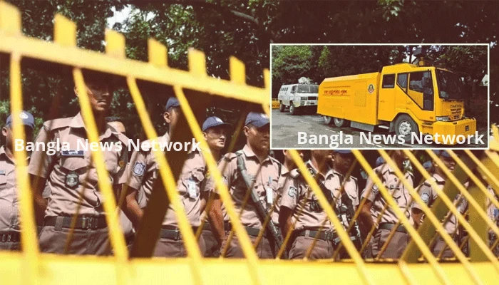 শেখ মুজিবের মৃত্যুবার্ষিকী: ধানমন্ডি ৩২ ঘিরে কঠোর নিরাপত্তা, প্রস্তুত জলকামান