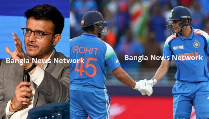 রোহিতকে সরিয়ে অধিনায়ক গিল— যা বললেন সৌরভ