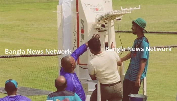 প্রথমবারের মতো বাংলাদেশে স্পিন বোলিং মেশিন