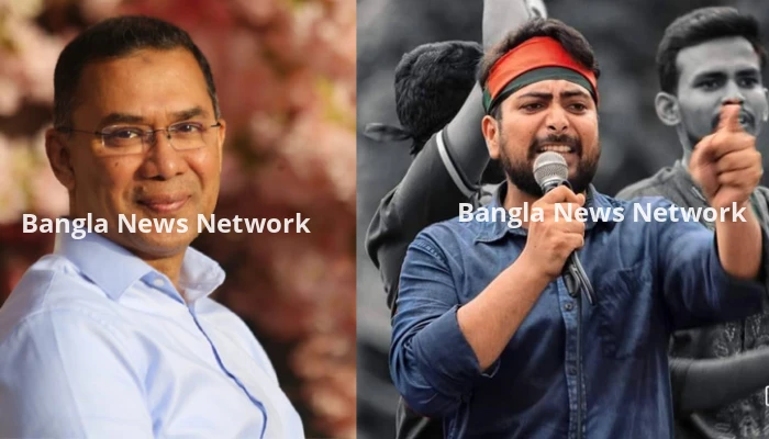 জাতীয় সরকার ও নতুন সংবিধানের প্রস্তাবে রাজি হননি তারেক রহমান: নাহিদ