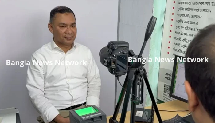 তারেক রহমানের এনআইডি নিবন্ধন সম্পন্ন