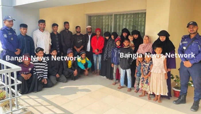 মালয়েশিয়ায় পাচারকালে টেকনাফে ২৪ রোহিঙ্গা উদ্ধার