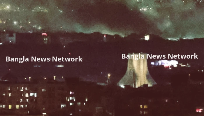 তেহরানে ভয়াবহ বিমান হামলা, রাতভর কেঁপেছে রাজধানী