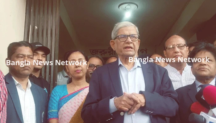 ঠাকুরগাঁওয়ে মেডিকেল কলেজের সিদ্ধান্ত হয়ে গেছে: মির্জা ফখরুল