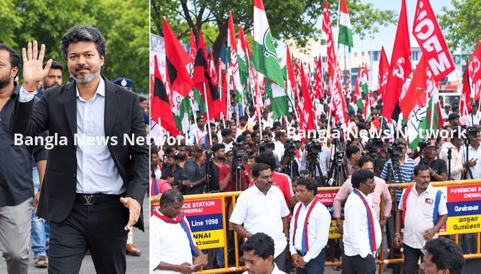 'ইন্ডিয়া' জোটের রাজপথের আন্দোলনে থালাপতি বিজয়ের দল