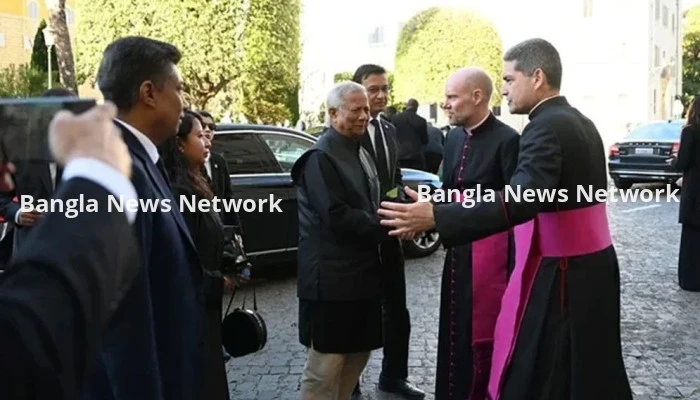 পোপের অন্ত্যেষ্টিক্রিয়ায় যোগ দিয়েছেন প্রধান উপদেষ্টা