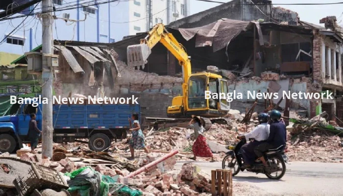 মিয়ানমারে ভূমিকম্পে নিহতের সংখ্যা বেড়ে ৩৩৫৪