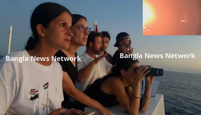 গাজার জন্য যাত্রা করা গ্লোবাল সুমুদ ফ্লোটিলার কাছে বিস্ফোরণ