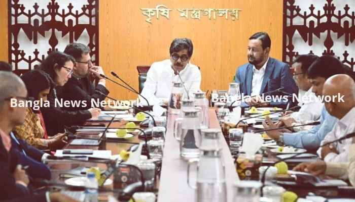 কৃষিমন্ত্রীর সঙ্গে বিশ্বব্যাংকের প্রতিনিধিদলের সাক্ষাৎ