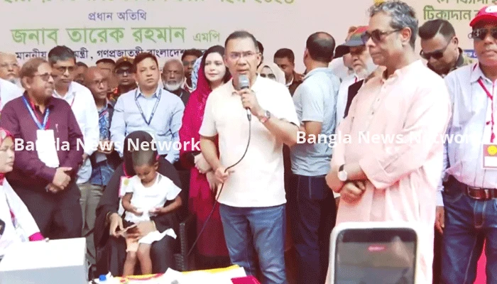 বগুড়ায় হাম-রুবেলা টিকাদান কর্মসূচির উদ্বোধন করলেন প্রধানমন্ত্রী