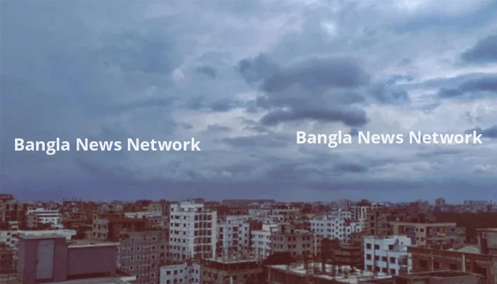 ঢাকার আকাশ মেঘাচ্ছন্ন, বজ্রবৃষ্টির পূর্বাভাস