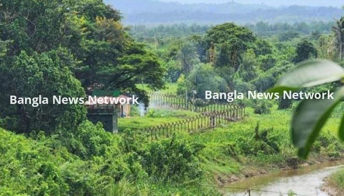 বিস্ফোরণের শব্দে ফের কাঁপল টেকনাফ সীমান্ত