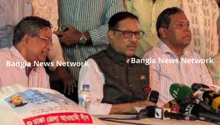 গণঅভ্যুত্থান ঘটিয়ে প্রধানমন্ত্রীর বাড়ি দখল করার টার্গেট ছিল: ওবায়দুল কাদের