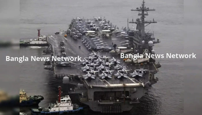 যৌথ মহড়ার জন্য দ.কোরিয়ায় পৌঁছেছে মার্কিন বিমানবাহী রণতরী