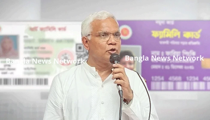 ফ্যামিলি কার্ড বিতরণে দুর্নীতির কোনো সুযোগ থাকবে না: সমাজকল্যাণ মন্ত্রী