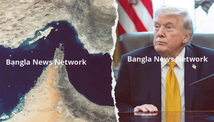 এবার হরমুজ প্রণালিকে ‘ট্রাম্প প্রণালি’ বললেন মার্কিন প্রেসিডেন্ট
