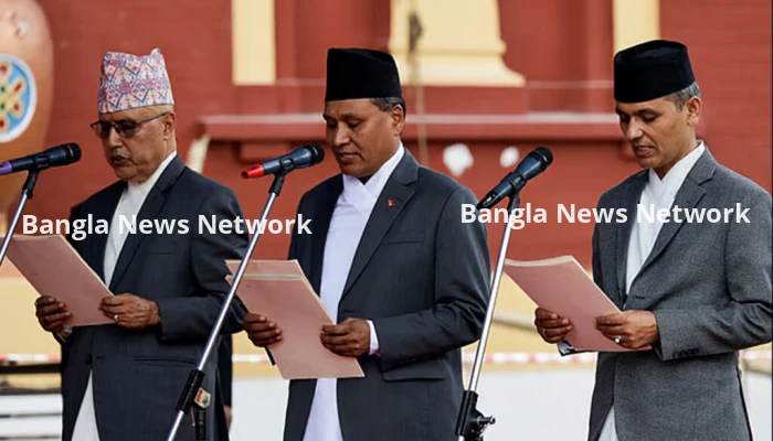 শপথ নিলেন নেপালের অন্তর্বর্তী সরকারের তিন মন্ত্রী
