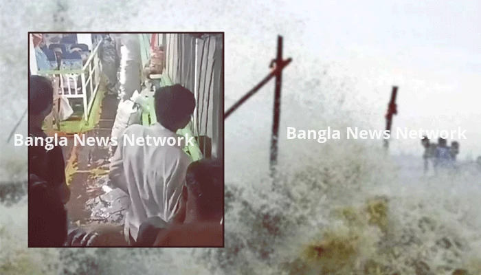 ঝড়ের কবলে মেঘনায় আটকা পড়েছে যাত্রীবাহী তিন লঞ্চ