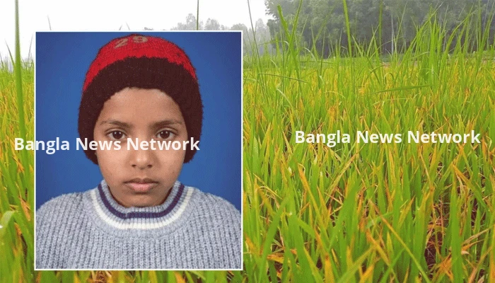 নিখোঁজের দু’দিন পর ধানক্ষেতে মিললো শিশুর মরদেহ, দুলাভাই আটক
