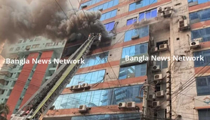 দুই ঘণ্টা পর জামান টাওয়ারের আগুন নিয়ন্ত্রণে