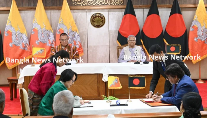 ঢাকা ও থিম্পুর মধ্যে দুই সমঝোতা স্মারক সই